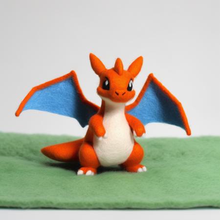 17579-2591978926-_lora_羊毛毡_0.6_,Wool felt,8k,Highly detailed,Digital photography,High definition,solo,charizard,.png